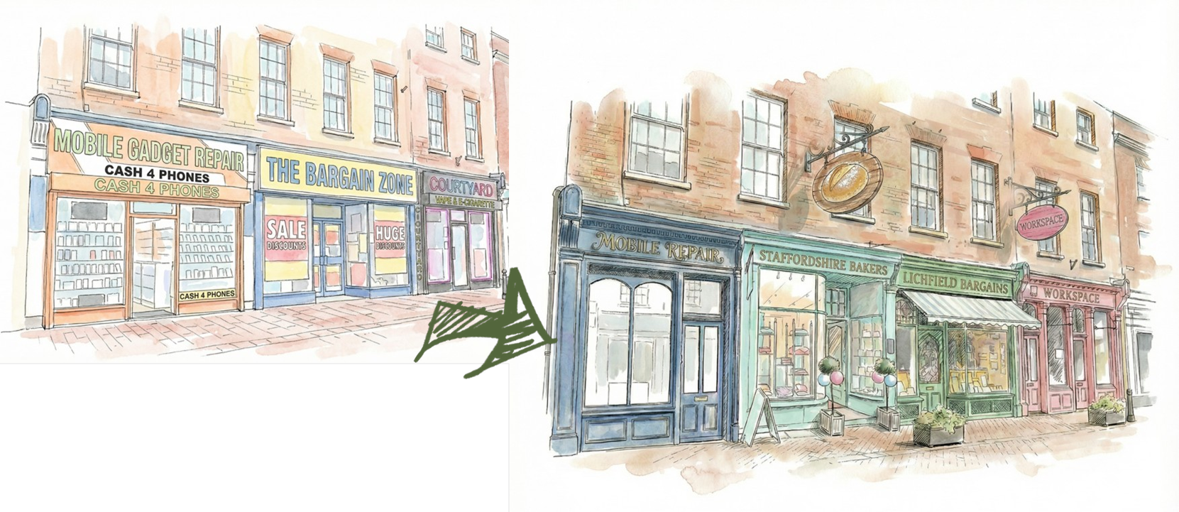 Shopfront conversion drawing